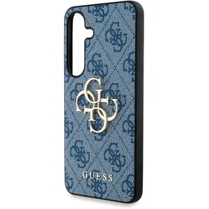 Guess Geschikt voor S25 Backcover 4G PU Big Logo Blauw pas cher