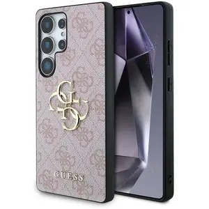 Comparateur de prix : Guess PU 4G Metal Logo Case for Samsung Galaxy S25 Ultra - Roze