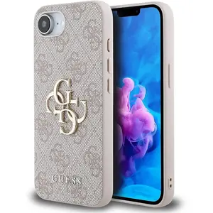 Guess Coque De Téléphone Pu 4g Metal Logo Iphone 16e pas cher