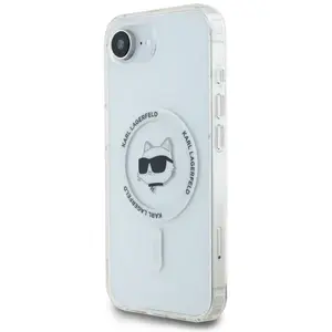 Comparateur de prix : Karl Lagerfeld Case IML Metal Choupette Head MagSafe for iPhone 16e white (Apple iPhone 16e), Coque pour téléphone portable, Blanc