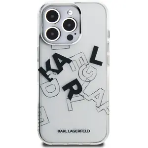 Karl Lagerfeld Case IML Sketched Graphic for iPhone 16 Pro transparent... pas cher