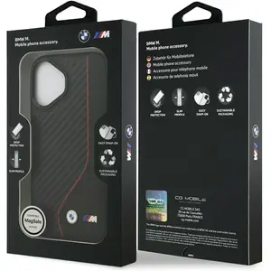 Bmw Coque De Téléphone M Carbon Line & Logo Magsafe Iphone 17 pas cher