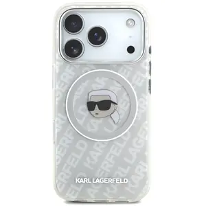 Karl Lagerfeld - IML MagSafe (KLHMP17LHMKBKHOG) - iPhone 17 Pro - Whit... pas cher