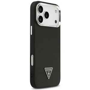 Guess - Grained Triangle Logo MagSafe (GUHMP17XPGTSPSK) - iPhone 17 Pr... pas cher