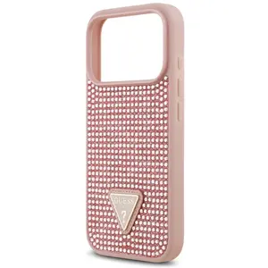Guess Coque De Téléphone Rhinestone Triangle Logo Iphone 17 Pro pas cher