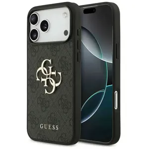 Guess 4G Big Logo Case for iPhone 17 Pro 6.3 Black - GUHCP17L4GMGGR pas cher