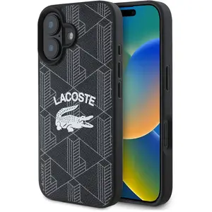 Lacoste Coque De Téléphone Blend Monogram Magsafe Iphone 16 pas cher