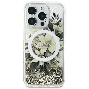 Guess GUHMP16LLFMWTE iPhone 16 Pro 6.3" be owy/beige hardcase Liquid G... pas cher