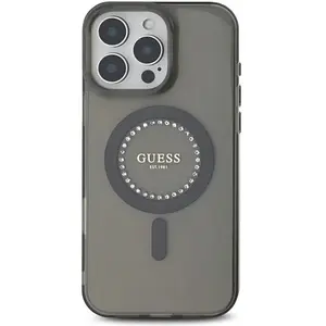 Comparateur de prix : Guess IML Rhinestones Back Cover hoesje met MagSafe voor Apple iPhone ...