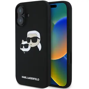 Comparateur de prix : Karl Lagerfeld - iPhone 16 Plus - Phone Case - Black