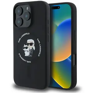 Comparateur de prix : Karl Lagerfeld Backcase hoesje geschikt voor iPhone 16 Pro Max - Effen...