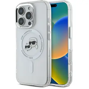 Comparateur de prix : Karl Lagerfeld iPhone 16 Pro Max Back cover case - Magsafe IML metal -...