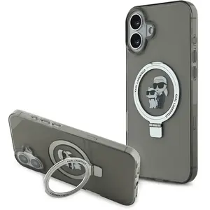 Karl Lagerfeld Coque De Téléphone Ringstand Karl And Choupette Magsafe... pas cher