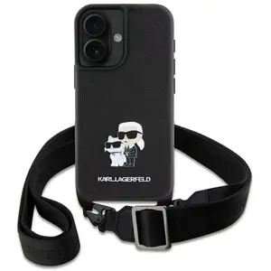 Karl Lagerfeld Coque De Téléphone Klhcp16ssakcpbk Iphone 16 6.1´´ pas cher