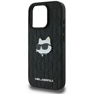 Karl Lagerfeld - iPhone 16 Pro Max Backcover hoesje Monogram choupette...Vendu parcdiscount