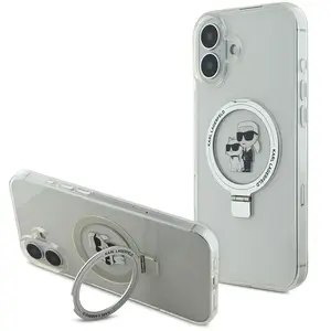 Karl Lagerfeld Coque De Téléphone Ringstand Karl And Choupette Magsafe... pas cher