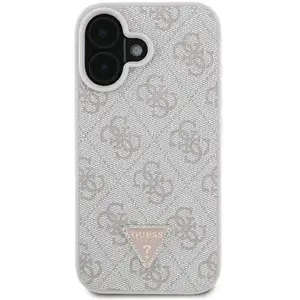 Guess GUHCP16SP4TDSCPP iPhone 16 6.1" roze/roze hardcase lederen metal... pas cher