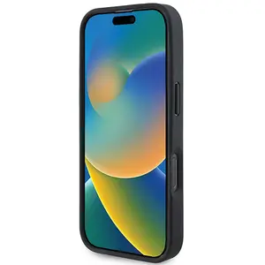 Mercedes-Benz Backcase hoesje geschikt voor iPhone 16 - Effen Zwart - ... pas cher
