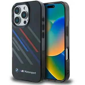 BMW BMHCP16X23HTRAK iPhone 16 Pro Max 6.9" czarny/black hardcase Motos... pas cher