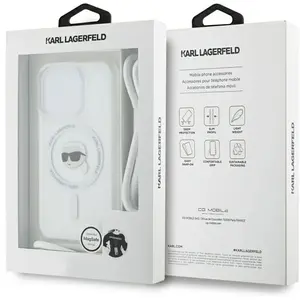 Karl Lagerfeld Coque De Téléphone Klhmp16lhckhnt Iphone 16 Pro 6.3´´ pas cher