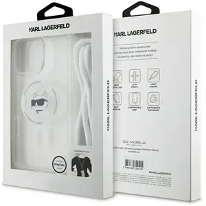 Karl Lagerfeld Coque De Téléphone Klhmp16lhcchnt Iphone 16 Pro 6.3´´ pas cher