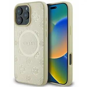 GUESS, Backcover Geschikt voor Apple iPhone 16 Pro Bestendig MagSafe, ... pas cher