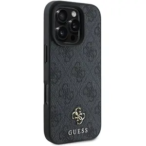 Guess 4G Metal Logo Backcover MagSafe voor de iPhone 16 Pro - ZwartVendu parbol