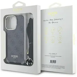 GUESS, Backcover Geschikt voor Apple iPhone 16 Pro met bedrukte schoud... pas cher
