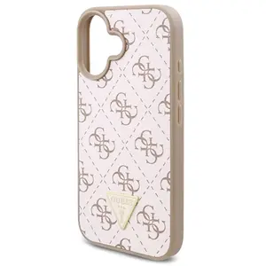 Coque pour iPhone 16 Plus - Guess Hardcase 4G Triangle Metal Metal Log... pas cher
