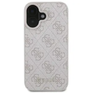 Guess GUHCP16SG4GFPI iPhone 16 6.1" roze/roze hardcase 4G Classic pas cher
