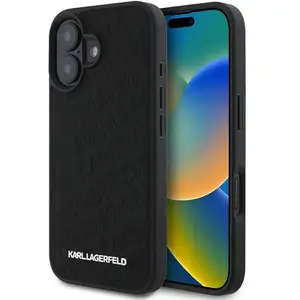 Karl Lagerfeld Coque De Téléphone Pu Quilted Pattern Iphone 16 pas cher