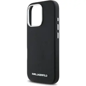 Karl Lagerfeld Hardcase MagSafe FW Saffiano Metal Logo Case for iPhone 16 Pro Max 6,9" Black (Apple iPhone 16 Pro Max), Coque pour téléphone portable, Noir pas cher