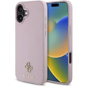 Guess Coque De Téléphone Pu Grained 4g Small Metal Logo Magsafe Iphone... pas cher