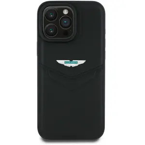 Aston Martin Hoesje Hc Leder Victory Design Voor Iphone 16 Pro Luxe pas cher