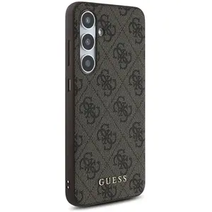 Comparateur de prix : Coque Guess 4G Metal Gold Logo pour Samsung Galaxy S24 FE (marron)