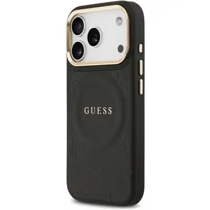 Guess PU Leather Peony Pattern Case für Apple iPhone 17 Pro - black (A... pas cher