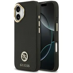 Guess Coque De Téléphone Grained Strass Logo Magsafe Iphone 17 pas cher