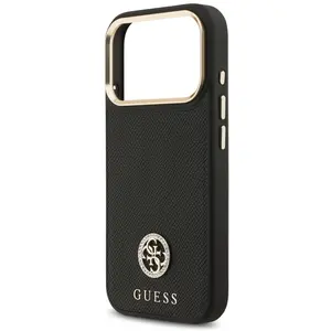Guess Coque De Téléphone Grained Strass Logo Magsafe Iphone 17 Pro pas cher