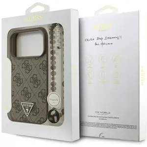 Guess Coque De Téléphone 4g Strap Triangle Logo Magsafe Iphone 17 Pro pas cher