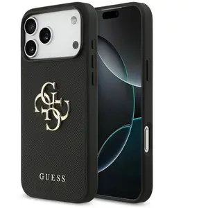 Guess - Hardcase 4G Grained Big and Classic Logo (GUHCP17XPGT4MBK) - i... pas cher
