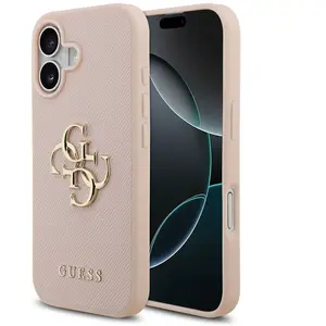 Guess Coque De Téléphone Grained Big 4g & Classic Logo Iphone 17 pas cher