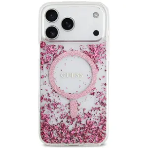 Guess - Resin Bottom Glitter MagSafe (GUHMP17XRGRGEP) - iPhone 17 Pro ... pas cher