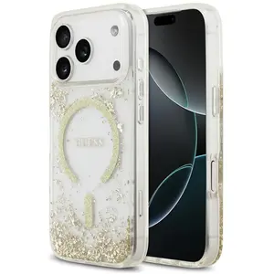 Guess Coque De Téléphone Resin Bottom Glitter Magsafe Iphone 17 Pro pas cher