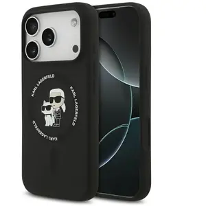 Karl Lagerfeld Coque Liquid en silicone avec design Karl et Choupette ... pas cher