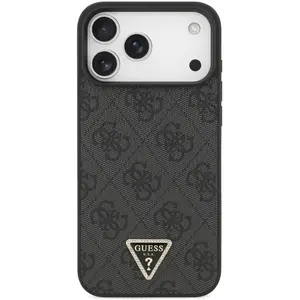 Guess - Leather 4G Triangle Strass MagSafe (GUHMP17XP4TDPLK) - iPhone ... pas cher