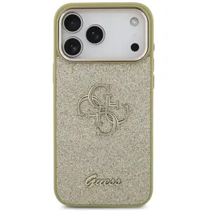 Guess - Fixed Glitter Big 4 Metal Frame (GUHCP17XHG4SGCD) - iPhone 17 ... pas cher