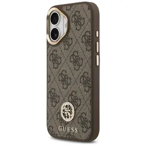 Guess - 4G Strass Logo with Big Strap Metal Button MagSafe (GUHMP17SP4... pas cher