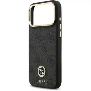Guess 4G Srtass Logo & Big Strap Metal Buttons MagSafe case for iPhone...