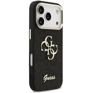 Guess - Fixed Glitter Big 4 Metal Frame (GUHCP17LHG4SGCK) - iPhone 17 ... pas cher