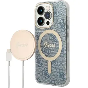 Guess Coque De Téléphone Gubpp14xh4eacsb+ Charger Set Iphone 14 Pro Max 6.7 4g Print pas cher